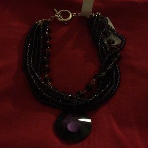 Purple Chrystal Neckllace